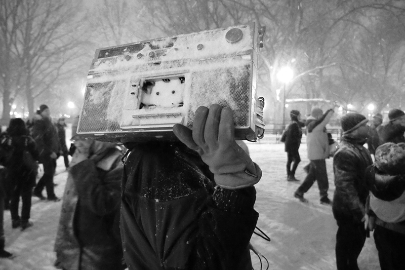 Unsilent Night in New York City, December 2013 - Photo: Taylor Davidson of Narratively http://narratively.com/