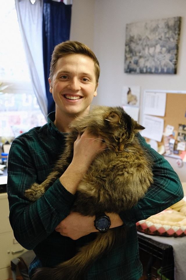 Garrett Parsons, IHNGC Pet Support Program coordinator - Photo: facebook.com/ihngc
