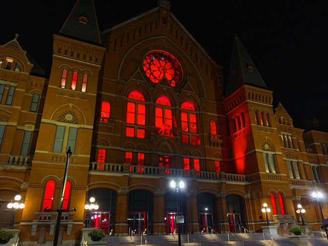 On Friday Feb. 12 and Saturday Feb. 13, almost 50 buildings throughout Greater Cincinnati will light up in “ArtsWave red” from 6 to 9 p.m. - Photo: Provided by ArtsWave