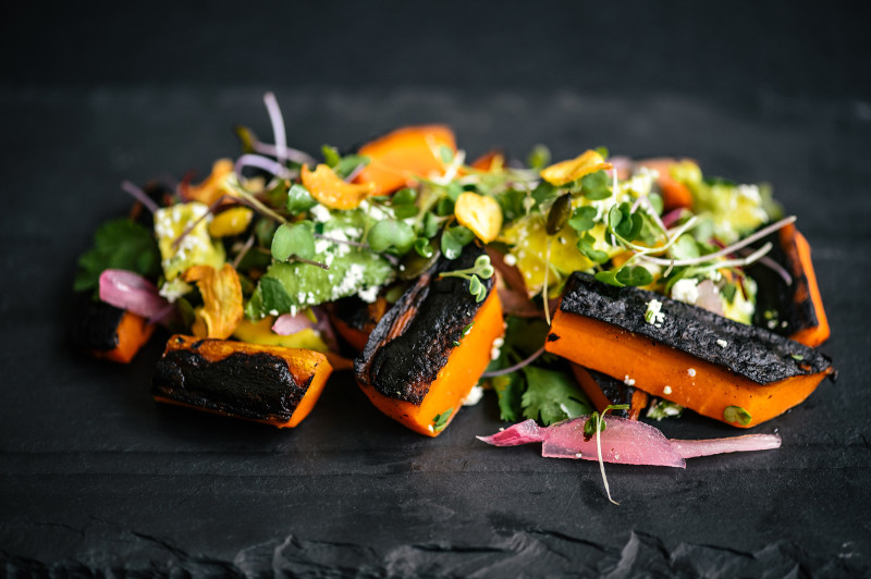 Burnt carrot salad - Photo: Metropole at 21c