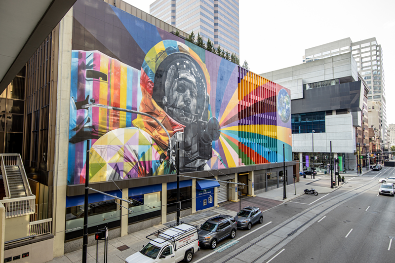ArtWorks' "Armstrong" mural downtown - Photo: Hailey Bollinger