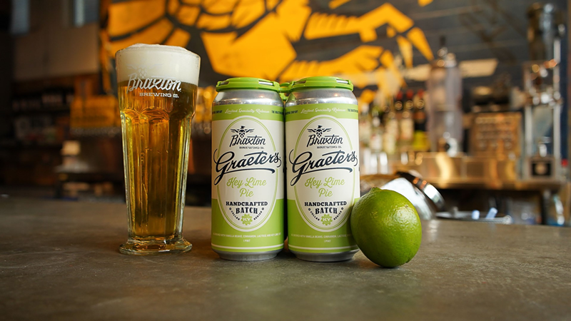 Braxton Brewing's and Graeter's limited edition collaboration beer Key Lime Pie ale - Photo: Facebook.com/BraxtonBrewingCompany