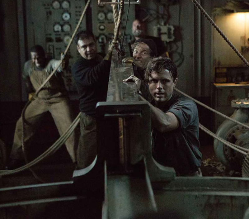 Casey Affleck and Josh Stewart in 'The Finest Hours'