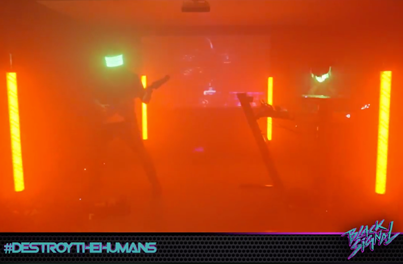 Black Signal during a Thrive Stream - Photo: screengrab from CincyMusic Facebook page