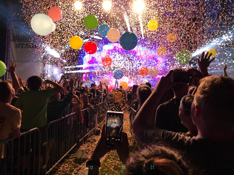 Bellwether Music Festival 2018, during the Flaming Lips' set - PHOTO: PROVIDED