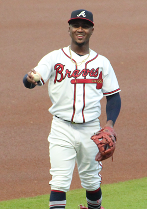 Braves star second baseman Ozzie Albies - Photo: Thomson200 (CC-by-1.0)