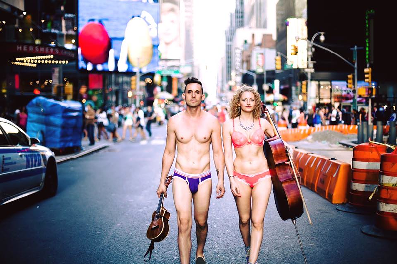 Nick Cearley (left) and Lauren Molina , both halves of The Skivvies. - Jacqueline Patton Photography