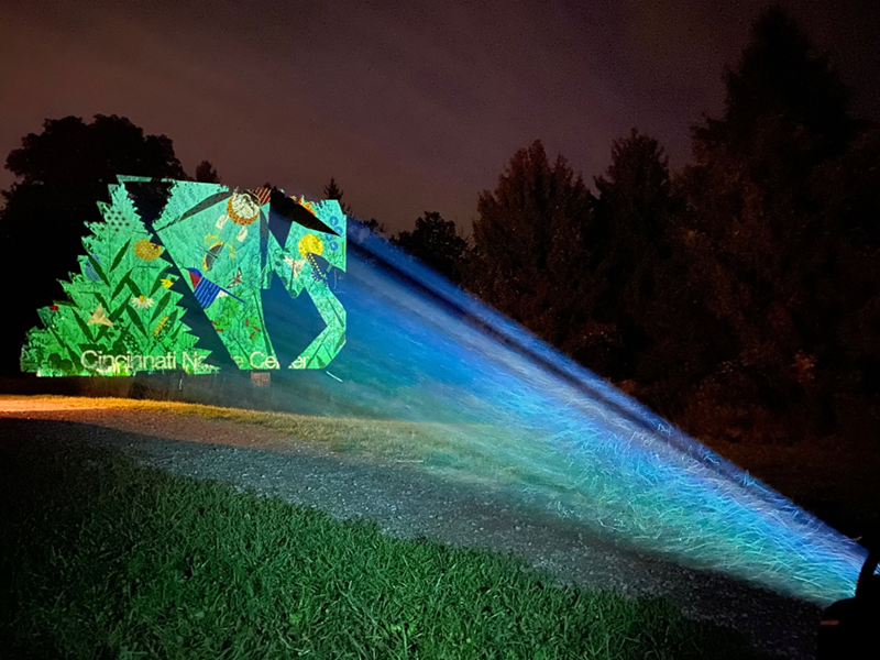 Cincinnati Nature Center Gets Glowing with New 'Light in the Forest' Walk-Thru Trail Illumination Display