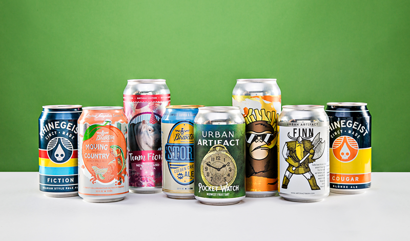 Some creative beer can designs - Photo: Hailey Bollinger