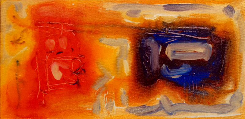 Merle Rosen's "Composition in Orange and Indigo" - PHOTO: Provided