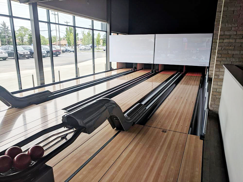 Four mini-bowling lanes - Photo: Provided by Envision Cinemas