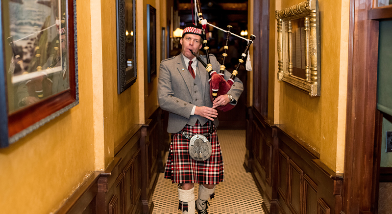 The 20th anniversary Burns Night party includes bagpipers, haggis and plenty of Scotch. - Photo: Provided