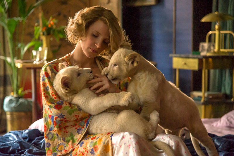 Jessica Chastain stars in "The Zookeeper’s Wife." - Photo: Anne Marie Fox/Courtesy of Focus Features