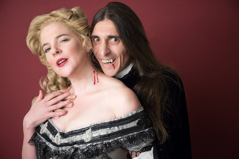 Miranda McGee and Giles Davies will be featured in Cincy Shakes' production of "Dracula." - Photo: Mikki Schaffner Photography