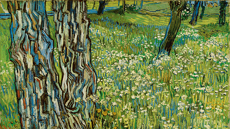 Vincent van Gogh’s “Tree Trunks in the Grass” - Photo: Courtesy of the Kröller-Müller Museum, Otterlo, The Netherlands