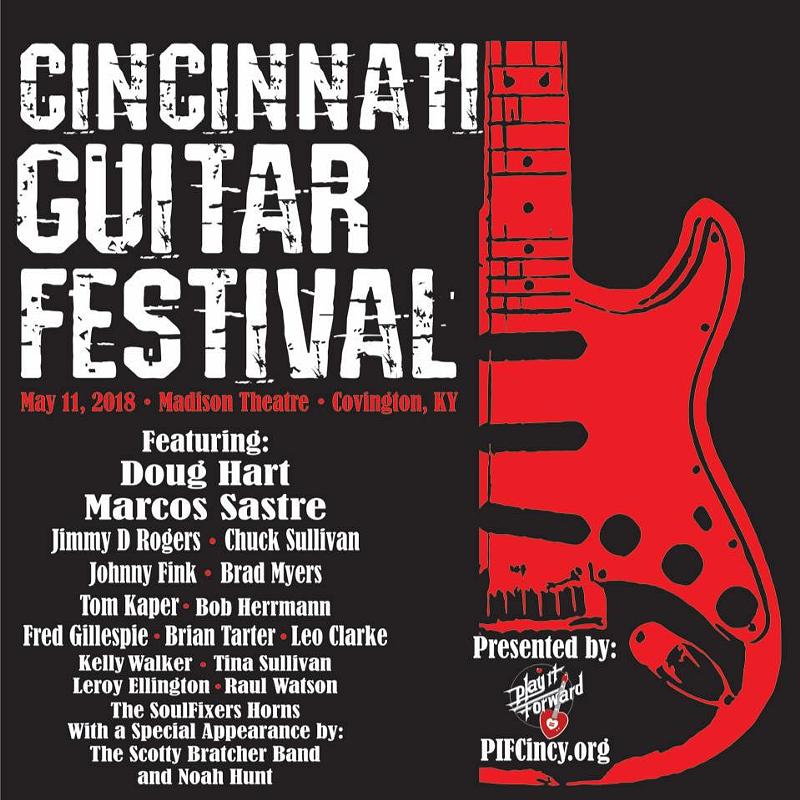 Cincinnati Blues guitarists unite for Play It Forward charity concert