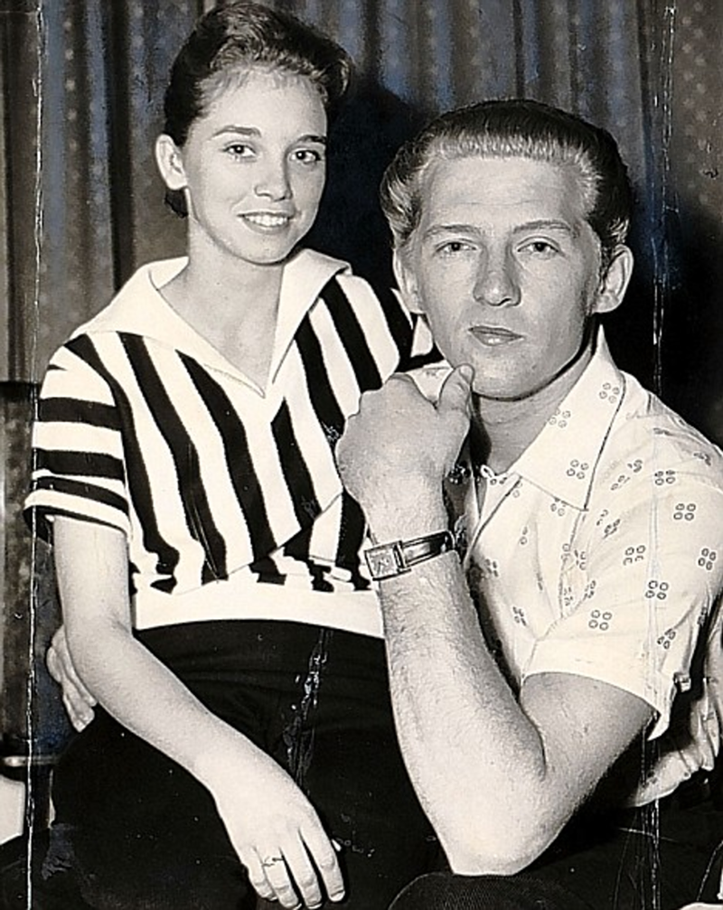 Jerry Lee Lewis and his child bride/cousin Myra