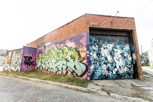 Graffiti pieces by the late Jason "Rapes" Brunson. #speadbeardforever - Photo: Hailey Bollinger