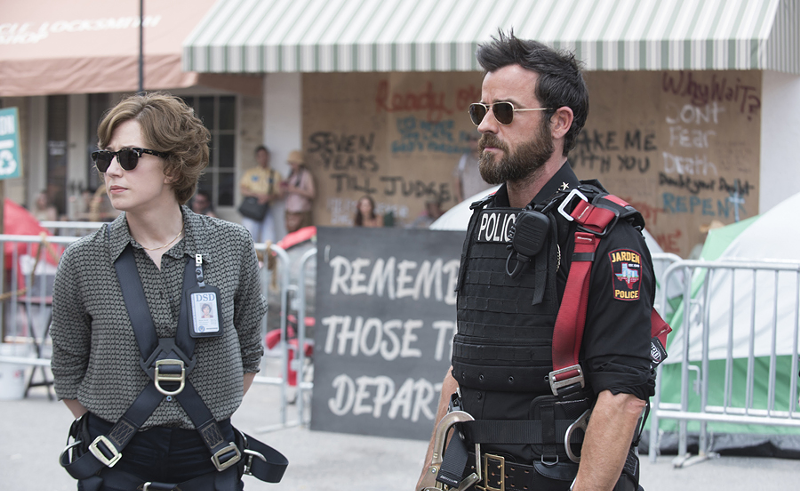 Carrie Coon and Justin Theroux in "The Leftovers." - Photo: Van Redin