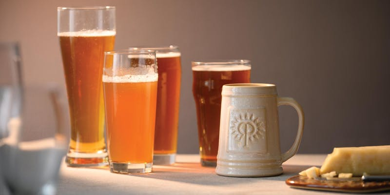 Oktoberfest cheese and beer pairing - Photo: Rookwood Pottery