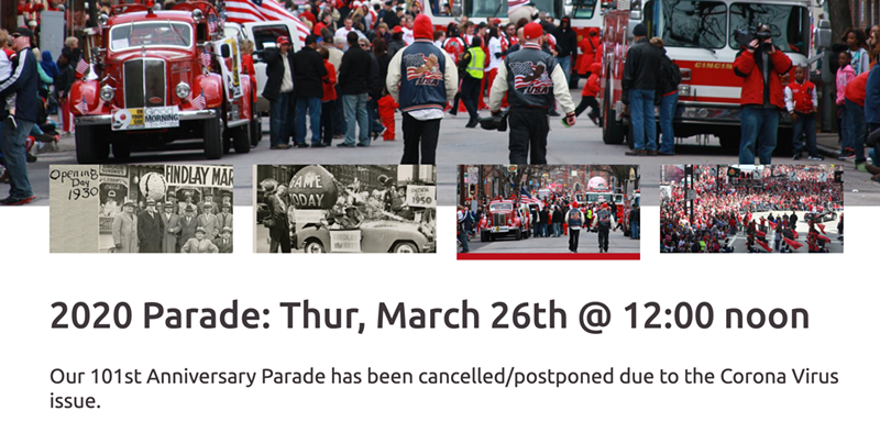 The March 26 Reds Opening Day Parade is Canceled, Organizers Say