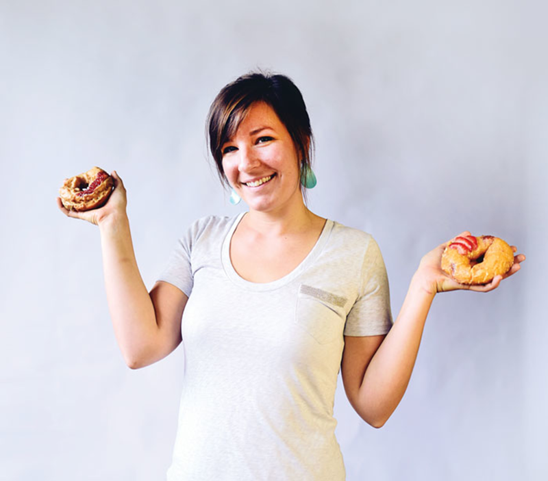 Karina Rice bakes artisan donuts for her traveling pop-up, Gadabout Doughnuts.