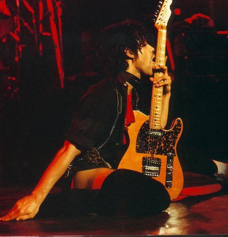 Prince loves guitar playing. Like, REALLY loves it.