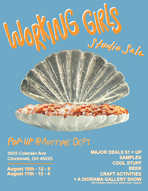 Working Girls to Host Pop-Up Studio Sale at Camp Washington's Anytime Dept.
