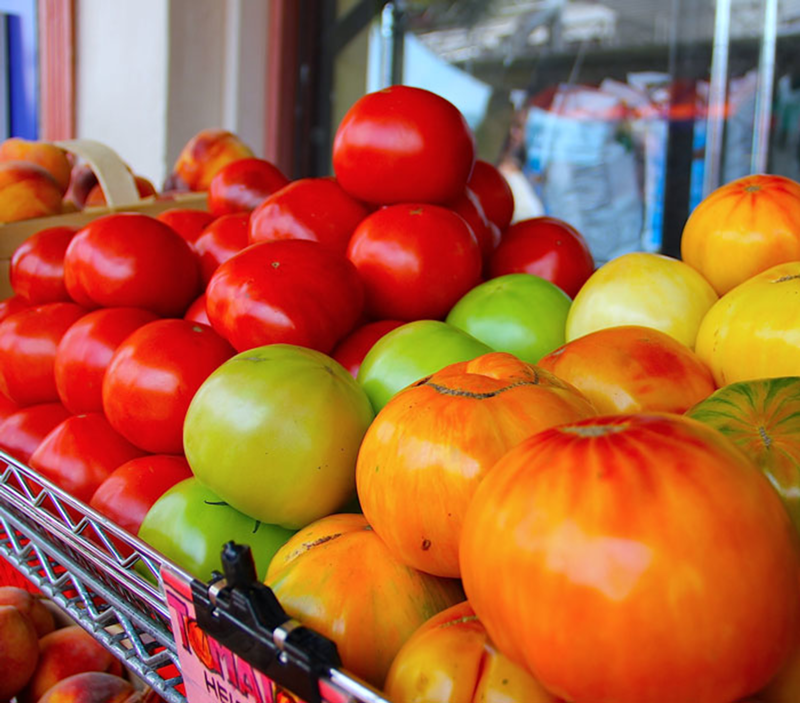 Even if you aren’t growing your own, tomatoes like these from Findlay Market are perfect for canning.