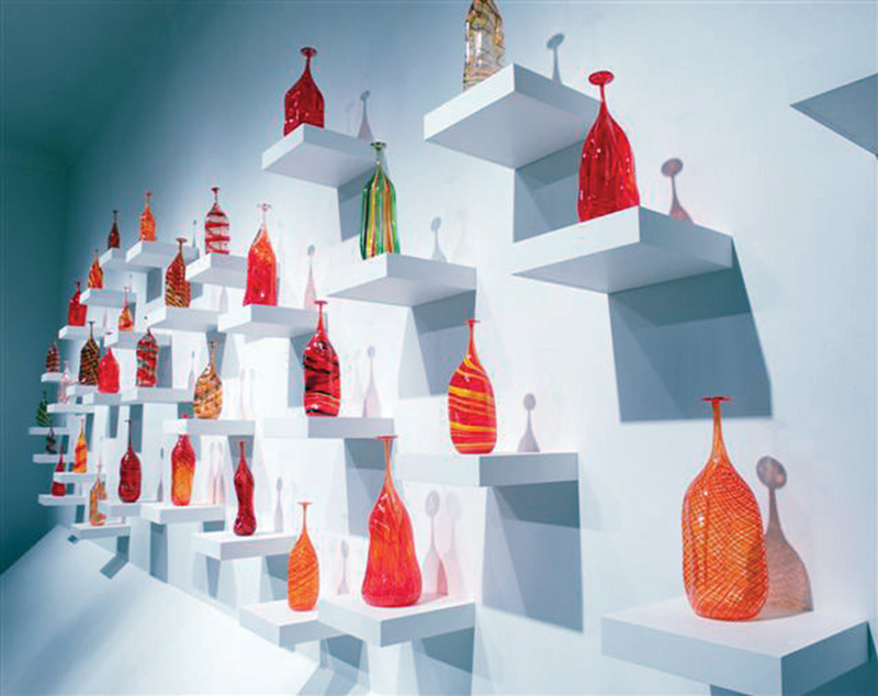 Vetrobottles (Ferrari), 2009, series of glass bottles, dimensions variable