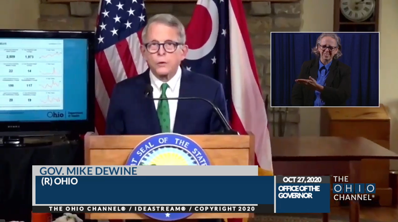 Gov. Mike DeWine - Photo: Ohio Channel YouTube screengrab