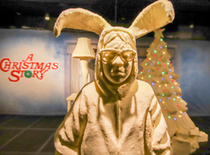 The 2018 butter sculpture theme was based on the film "A Christmas Story" - PHOTO VIA AMERICAN DAIRY ASSOCIATION