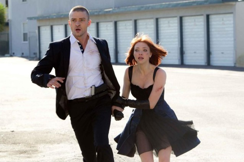 Justin Timberlake and Amanda Seyfried in 'In Time'