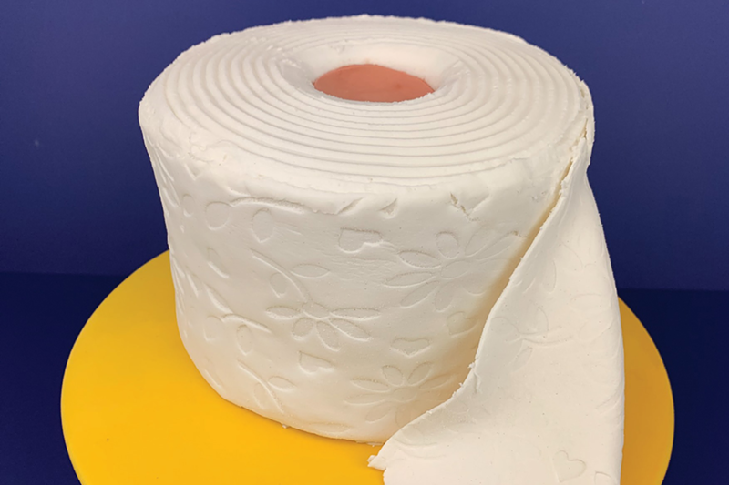 Toilet paper roll "Quarantine Cake" - Photo: Provided by Busken