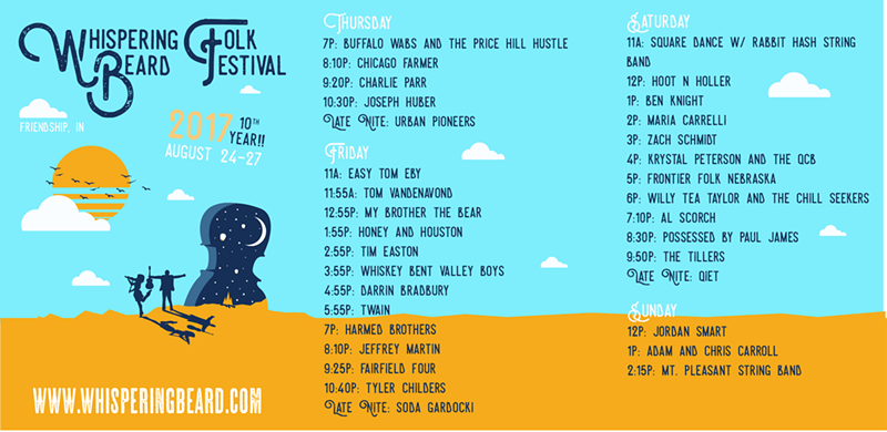 Sound Advice: Tyler Childers and the Whispering Beard Folk Festival (Aug. 24-27)