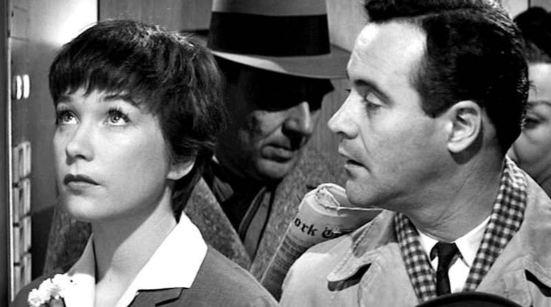 Shirley MacLaine and Jack Lemmon in 'The Apartment' - YouTube screenshot
