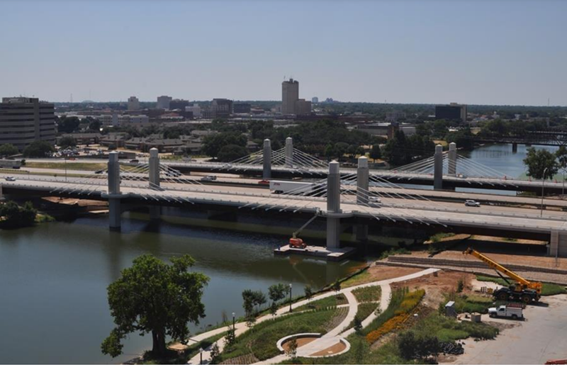 A bridge in Waco, Texas that shows what an extradosed bridge looks like - Photo: Provided by City of Cincinnati