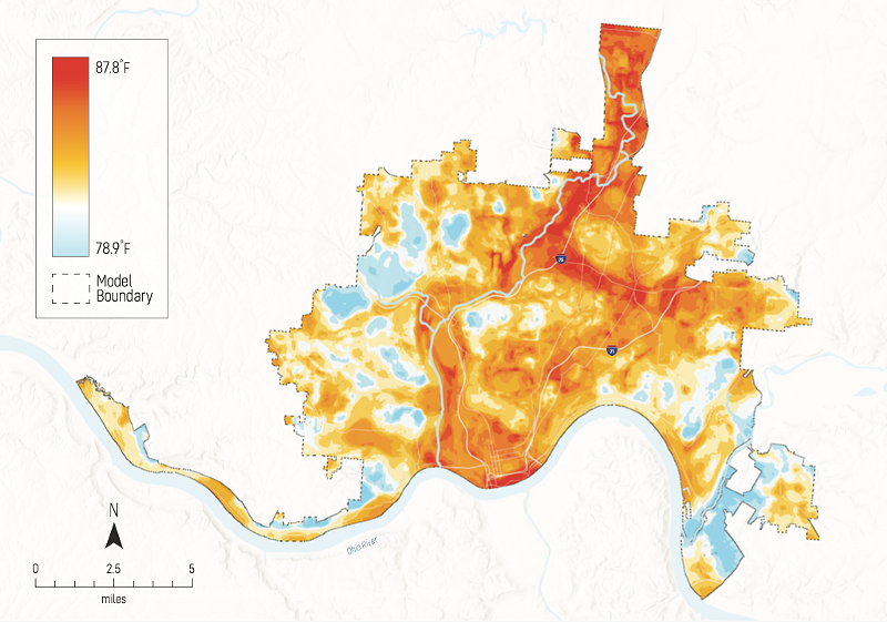 Cincinnati’s ‘Heat Islands’ Disproportionately Affect Lower-Income Neighborhoods and Areas with Larger Black Populations