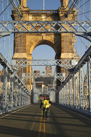 The John A. Roebling suspension bridge - Matt Cunningham