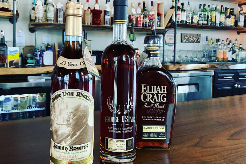 Rare bourbons that will be raffled on May 10 - Photo: Provided by Libby's Southern Comfort