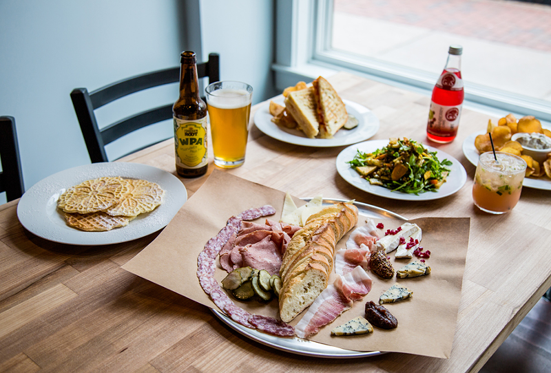 Panino's charcuterie is best enjoyed with a glass of wine or a beer. - PHOTO: HAILEY BOLLINGER