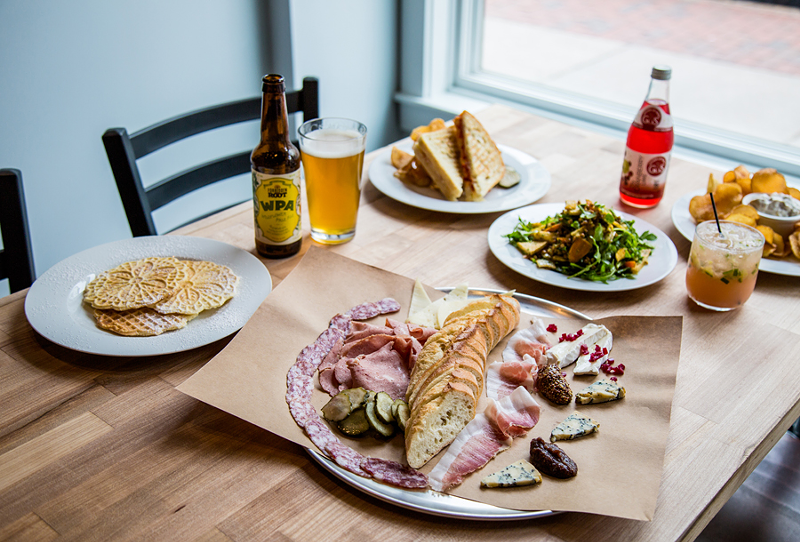 Panino's charcuterie is best enjoyed with a glass of wine or a beer. - Photo: Hailey Bollinger