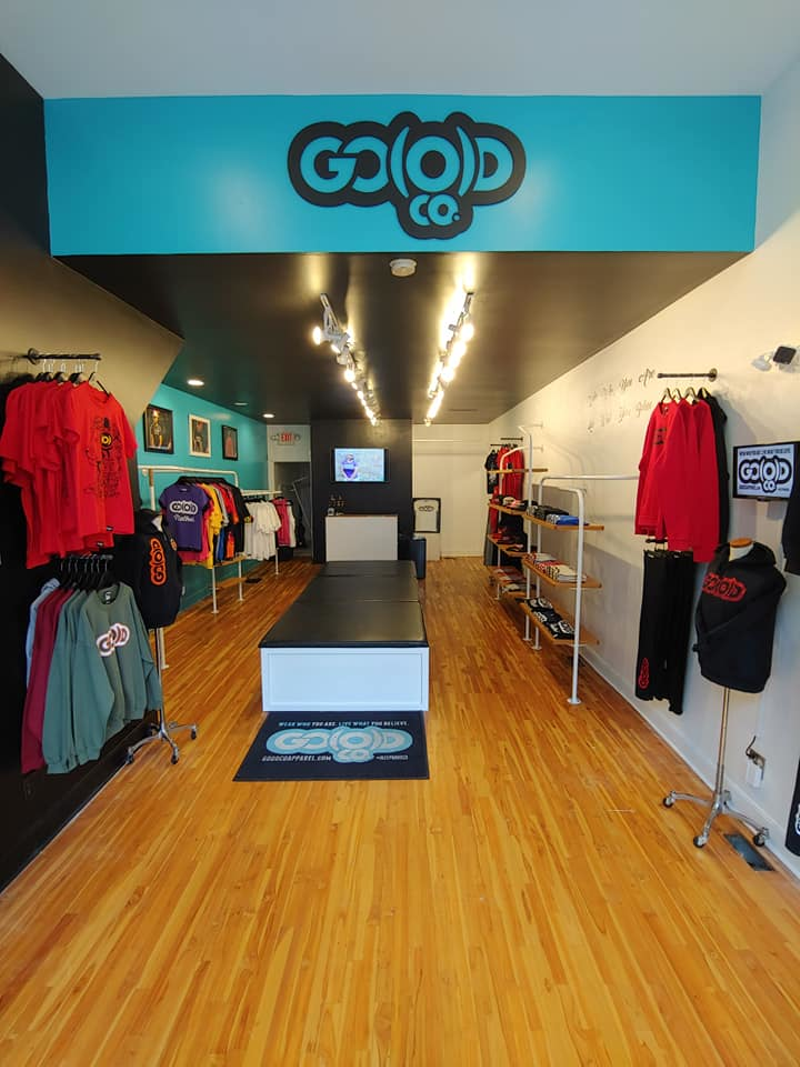 OTR's GO(O)D Company Apparel one of the boutiques listed in the black-owned business directory - Photo: facebook.com/goodcoapparel