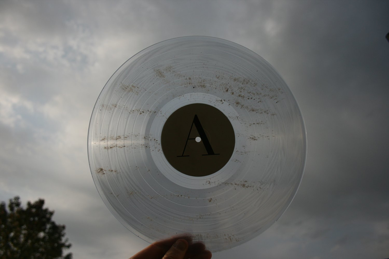 You can see Joe Talbot's late mother's ashes in this photo of Idles' limited-edition pressing of their debut album. - Photo: idlesband.bigcartel.com