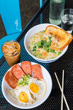 Spam and eggs from Quan Hapa - Photo: Hailey Bollinger
