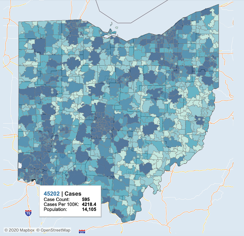 You Can Now View Ohio COVID Cases by Zip Code