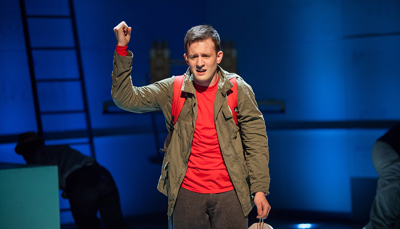Nick LaMedica in the Playhouse’s outstanding Curious Incident - Photo: Mikki Schaffner Photography