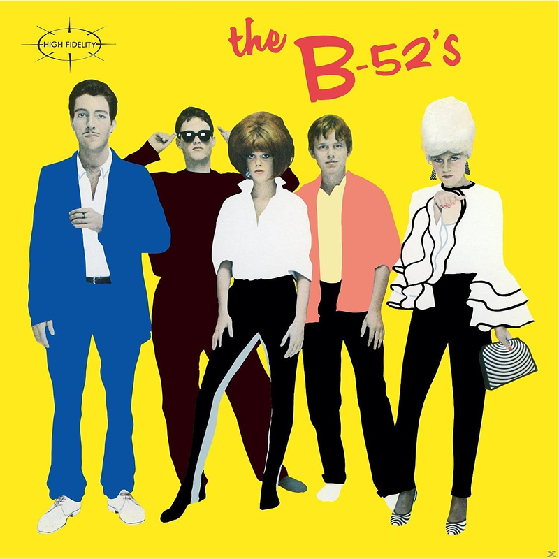 The B52's 1979 self-titled debut album - courtesy warner brothers records