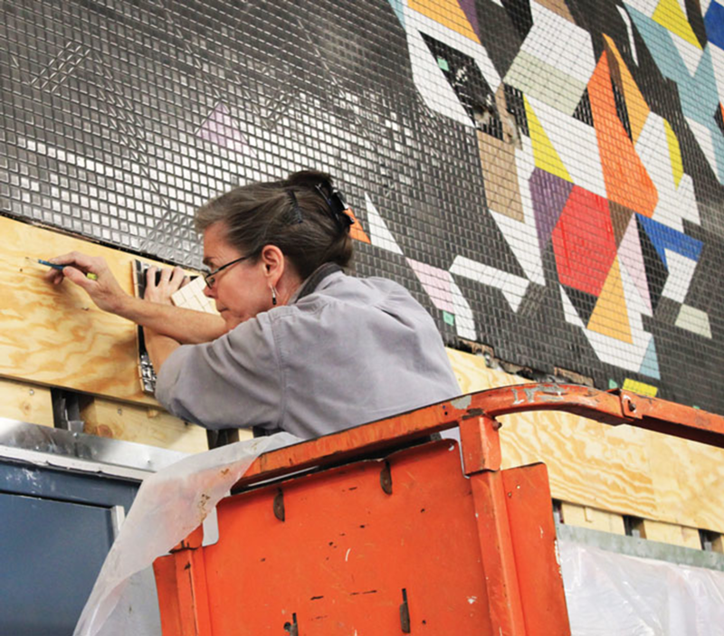 The iconic Cincinnati artist’s large, two-part mural was covered with drywall in 1987.