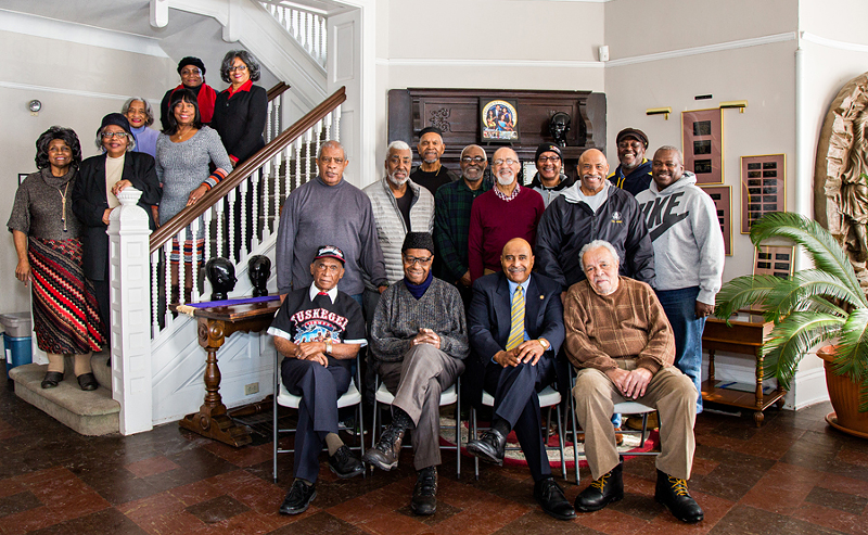 The fellowship group A Few Good Men is helping members of the Cincinnati Federation of Colored Women's Clubs increase public awareness of their historic home. (Click on the photograph to begin a gallery.) - PHOTO: Hailey Bollinger